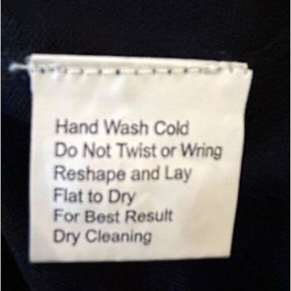 Jamie Sadock Sweater Top Women Large Black Mock Turtleneck Embroidery - Picture 7 of 7